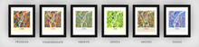 Load image into Gallery viewer, Lyon Map Print - Full Color Map Poster
