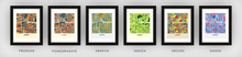 Load image into Gallery viewer, Tempe AZ Map Print - Full Color Map Poster