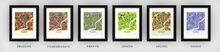 Load image into Gallery viewer, Toledo Ohio Map Print - Full Color Map Poster