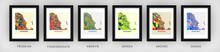 Load image into Gallery viewer, Nanaimo British Columbia Map Print - Full Color Map Poster