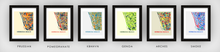 Load image into Gallery viewer, Hermosa Beach Map Print - Full Color Map Poster
