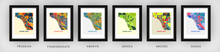 Load image into Gallery viewer, North Bay Ontario Map Print - Full Color Map Poster