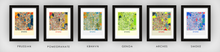 Load image into Gallery viewer, Kyoto Map Print - Full Color Map Poster