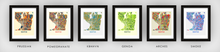 Load image into Gallery viewer, Seattle Map Print - Full Color Map Poster