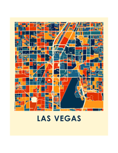 Load image into Gallery viewer, Las Vegas Map Print - Full Color Map Poster