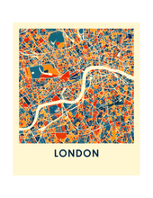 Load image into Gallery viewer, London Map Print - Full Color Map Poster