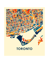 Load image into Gallery viewer, Toronto Map Print - Full Color Map Poster