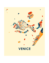 Load image into Gallery viewer, Venice Map Print - Full Color Map Poster