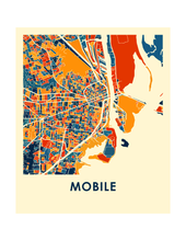 Load image into Gallery viewer, Mobile Map Print - Full Color Map Poster