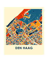 Load image into Gallery viewer, The Hague Map Print - Full Color Map Poster