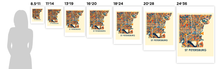 Load image into Gallery viewer, St Petersburg Florida Map Print - Full Color Map Poster