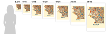 Load image into Gallery viewer, Manila Map Print - Full Color Map Poster