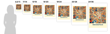 Load image into Gallery viewer, Indianapolis Map Print - Full Color Map Poster