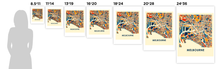 Load image into Gallery viewer, Melbourne Map Print - Full Color Map Poster