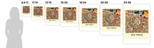 Load image into Gallery viewer, Sao Paulo Map Print - Full Color Map Poster