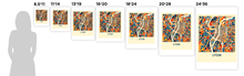 Load image into Gallery viewer, Lyon Map Print - Full Color Map Poster