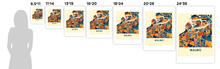 Load image into Gallery viewer, Malmo Map Print - Full Color Map Poster