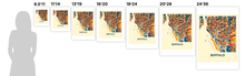Charger l'image dans la galerie, Affiche cartographique de Buffalo - Style Chroma