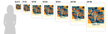 Load image into Gallery viewer, Iowa City Map Print - Full Color Map Poster