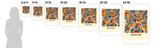 Load image into Gallery viewer, Moscow Map Print - Full Color Map Poster
