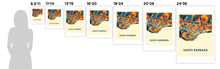 Load image into Gallery viewer, Santa Barbara Map Print - Full Color Map Poster