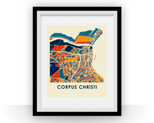 Charger l'image dans la galerie, Corpus Christi Map Print - Full Color Map Poster