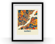 Load image into Gallery viewer, Quebec Map Print - Full Color Map Poster