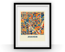 Charger l'image dans la galerie, Anaheim Map Print - Full Color Map Poster