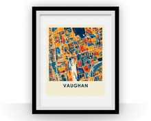 Load image into Gallery viewer, Vaughan Ontario Map Print - Full Color Map Poster