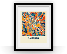 Load image into Gallery viewer, Salzburg Map Print - Full Color Map Poster