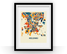 Load image into Gallery viewer, Helsinki Map Print - Full Color Map Poster