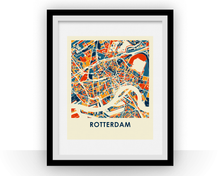 Load image into Gallery viewer, Rotterdam Map Print - Full Color Map Poster