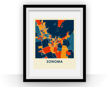 Load image into Gallery viewer, Sonoma Map Print - Full Color Map Poster