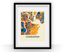 Charger l'image dans la galerie, Charleston Map Print - Full Color Map Poster