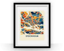 Load image into Gallery viewer, Stockholm Map Print - Full Color Map Poster