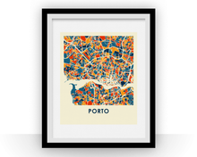Load image into Gallery viewer, Porto Map Print - Full Color Map Poster