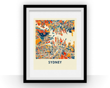 Load image into Gallery viewer, Sydney Map Print - Full Color Map Poster