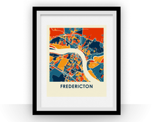 Charger l'image dans la galerie, Affiche cartographique de Fredericton - Style Chroma