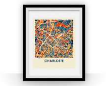 Charger l'image dans la galerie, Charlotte Map Print - Full Color Map Poster