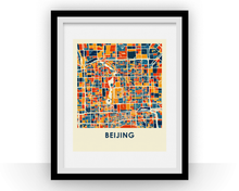 Charger l'image dans la galerie, Beijing Map Print - Full Color Map Poster