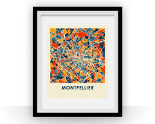 Load image into Gallery viewer, Montpellier Map Print - Full Color Map Poster