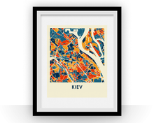 Load image into Gallery viewer, Kiev Map Print - Full Color Map Poster
