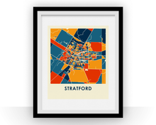 Load image into Gallery viewer, Stratford ON Map Print - Full Color Map Poster