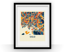 Charger l'image dans la galerie, Oslo Map Print - Full Color Map Poster