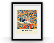 Load image into Gallery viewer, Richmond Map Print - Full Color Map Poster