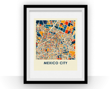 Charger l'image dans la galerie, Mexico City Map Print - Full Color Map Poster