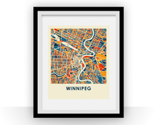 Load image into Gallery viewer, Winnipeg Map Print - Full Color Map Poster