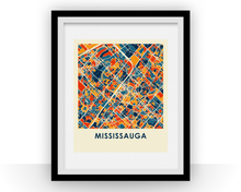 Charger l'image dans la galerie, Affiche cartographique de Mississauga - Style Chroma