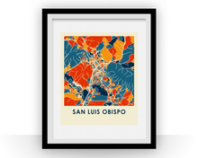 Load image into Gallery viewer, San Luis Obispo Map Print - Full Color Map Poster