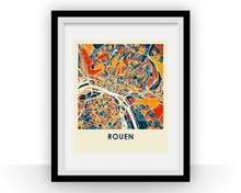 Load image into Gallery viewer, Rouen Map Print - Full Color Map Poster